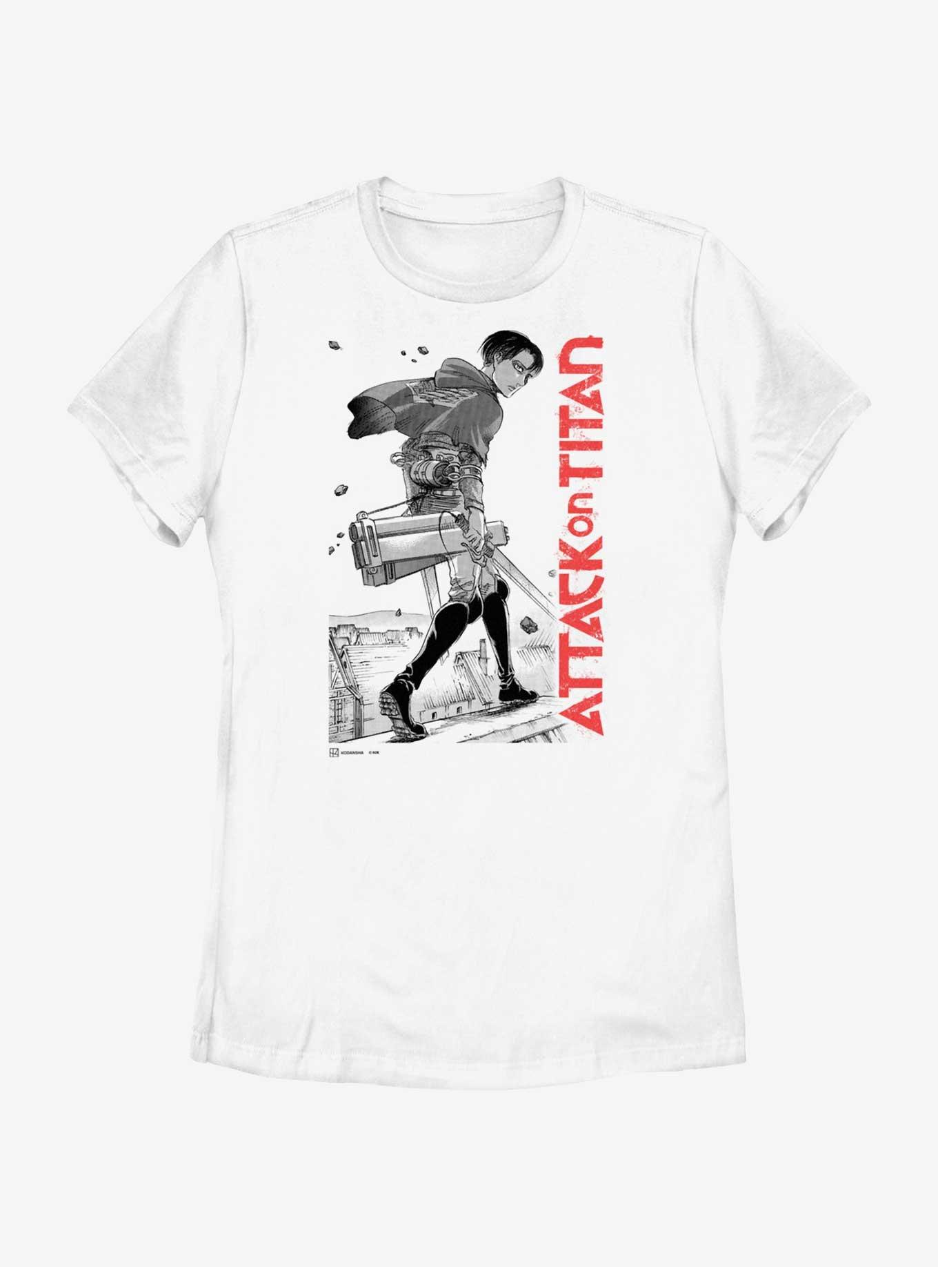 Attack on Titan Levi Ackerman Manga Womens T-Shirt, , hi-res