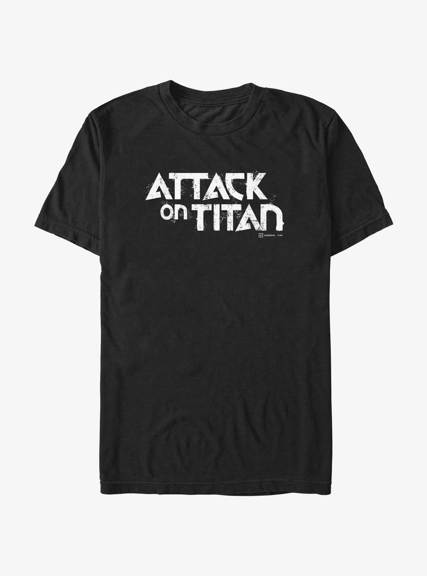 Attack on Titan Logo T-Shirt, BLACK, hi-res