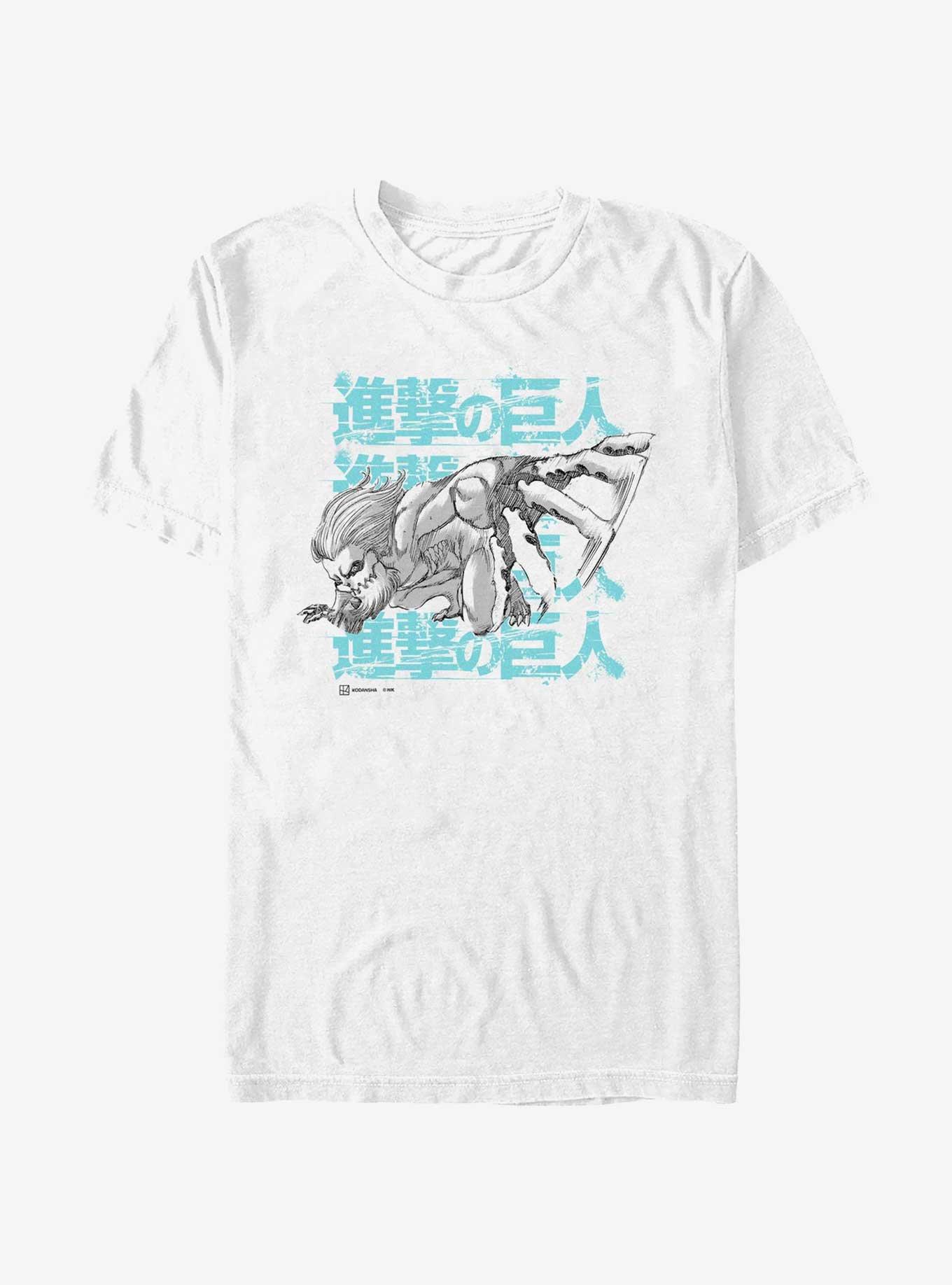 Attack on Titan Jaw Titan T-Shirt, WHITE, hi-res