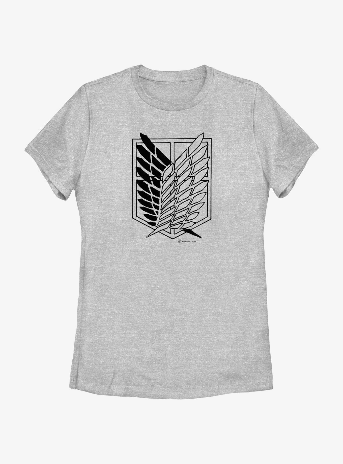 Attack on Titan Scout Regiment Wings of Freedom Womens T-Shirt, , hi-res