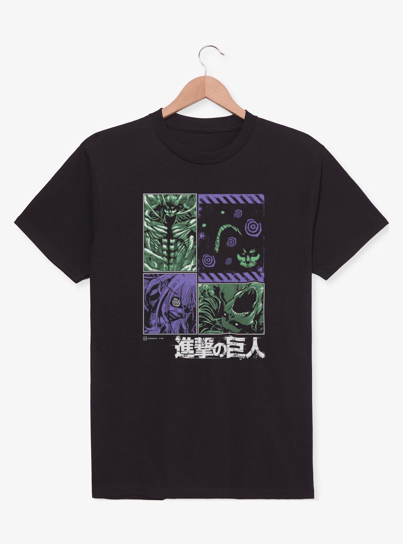 Attack on Titan Armored Founding and Attack Titans T-Shirt