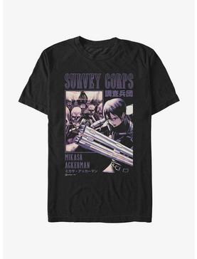 Attack on Titan Survey Corps Mikasa Ackerman Poster T-Shirt, , hi-res