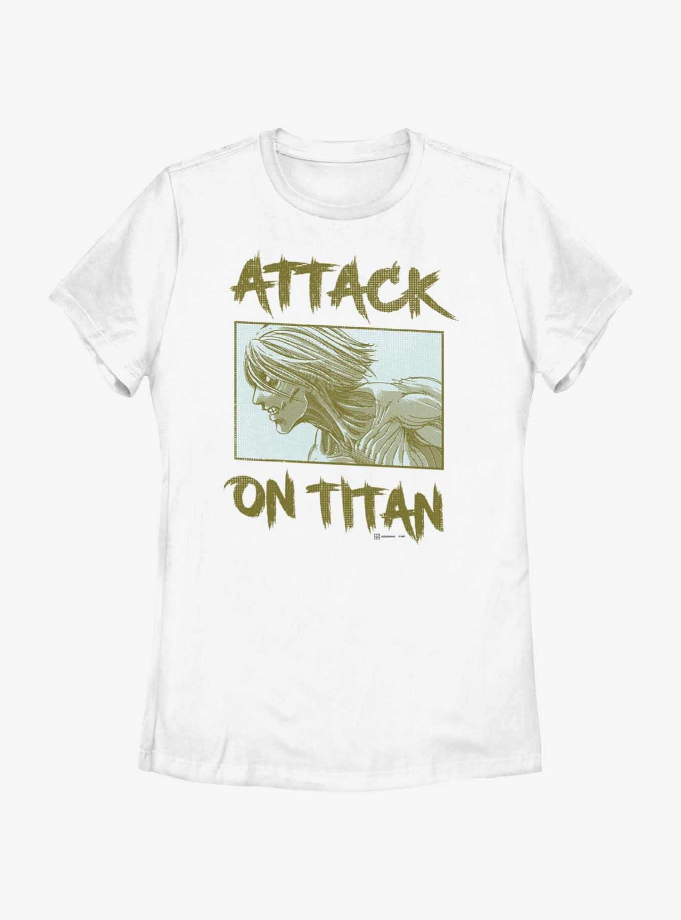 Attack on Titan Female Titan Annie Leonhart Womens T-Shirt, WHITE, hi-res