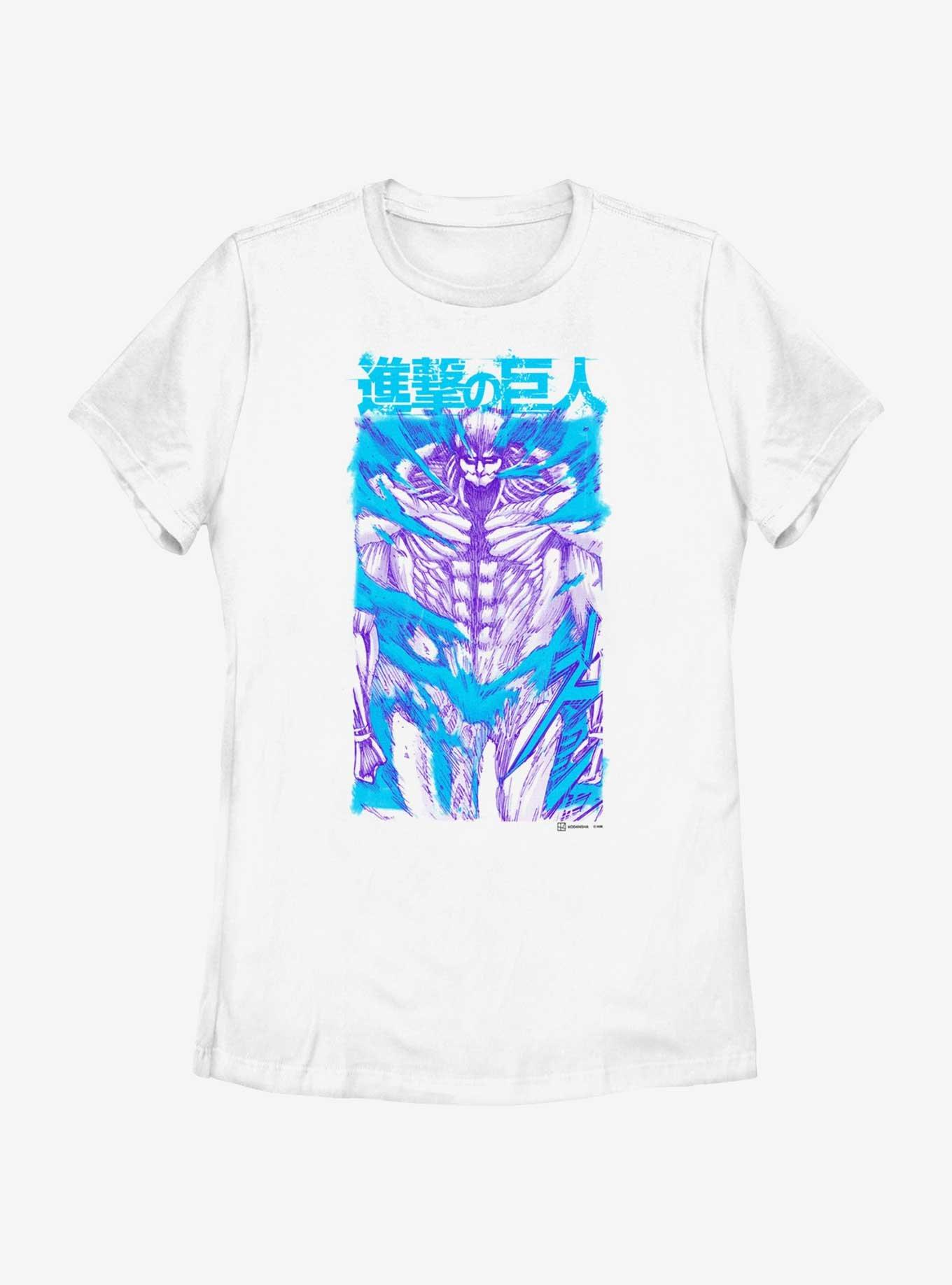 Attack on Titan Armored Titan Reiner Braun Womens T-Shirt