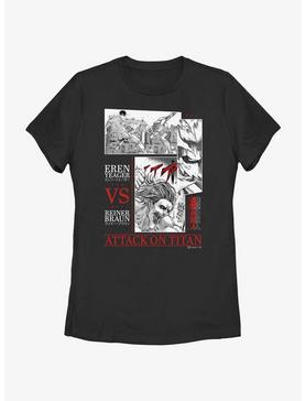 Attack on Titan Eren vs. Reiner Battle Sequence Womens T-Shirt, , hi-res