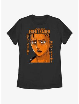 Attack on Titan Eren Yeager Portrait Womens T-Shirt, , hi-res
