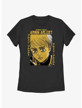 Attack on Titan Armin Arlert Portrait Womens T-Shirt BoxLunch Web Exclusive, , hi-res