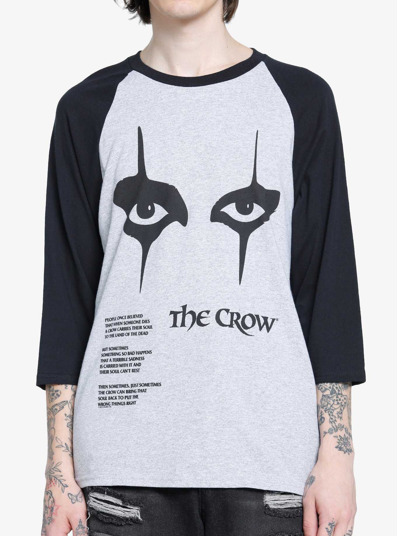 The Crow Eyes Raglan T-Shirt, , hi-res