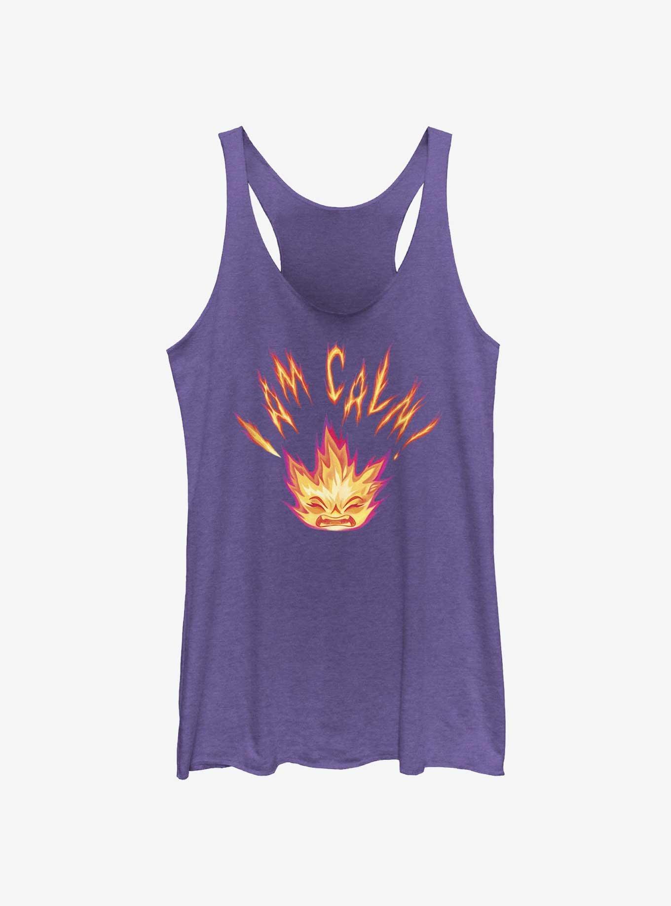 Disney Pixar Elemental I Am Calm Ember Womens Tank Top, , hi-res