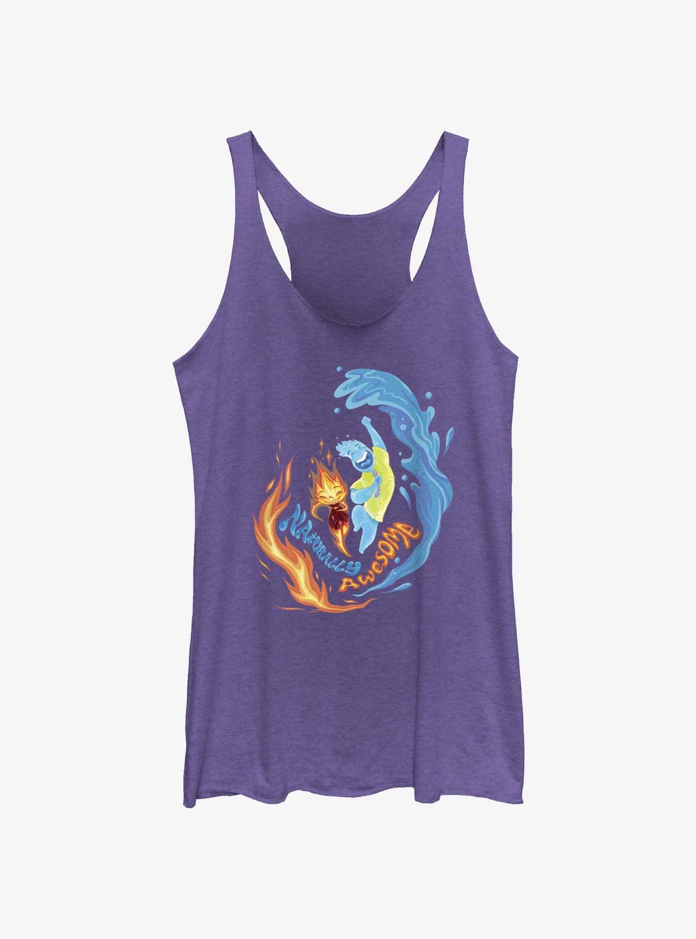 Disney Pixar Elemental Naturally Awesome Ember & Wade Womens Tank Top, , hi-res