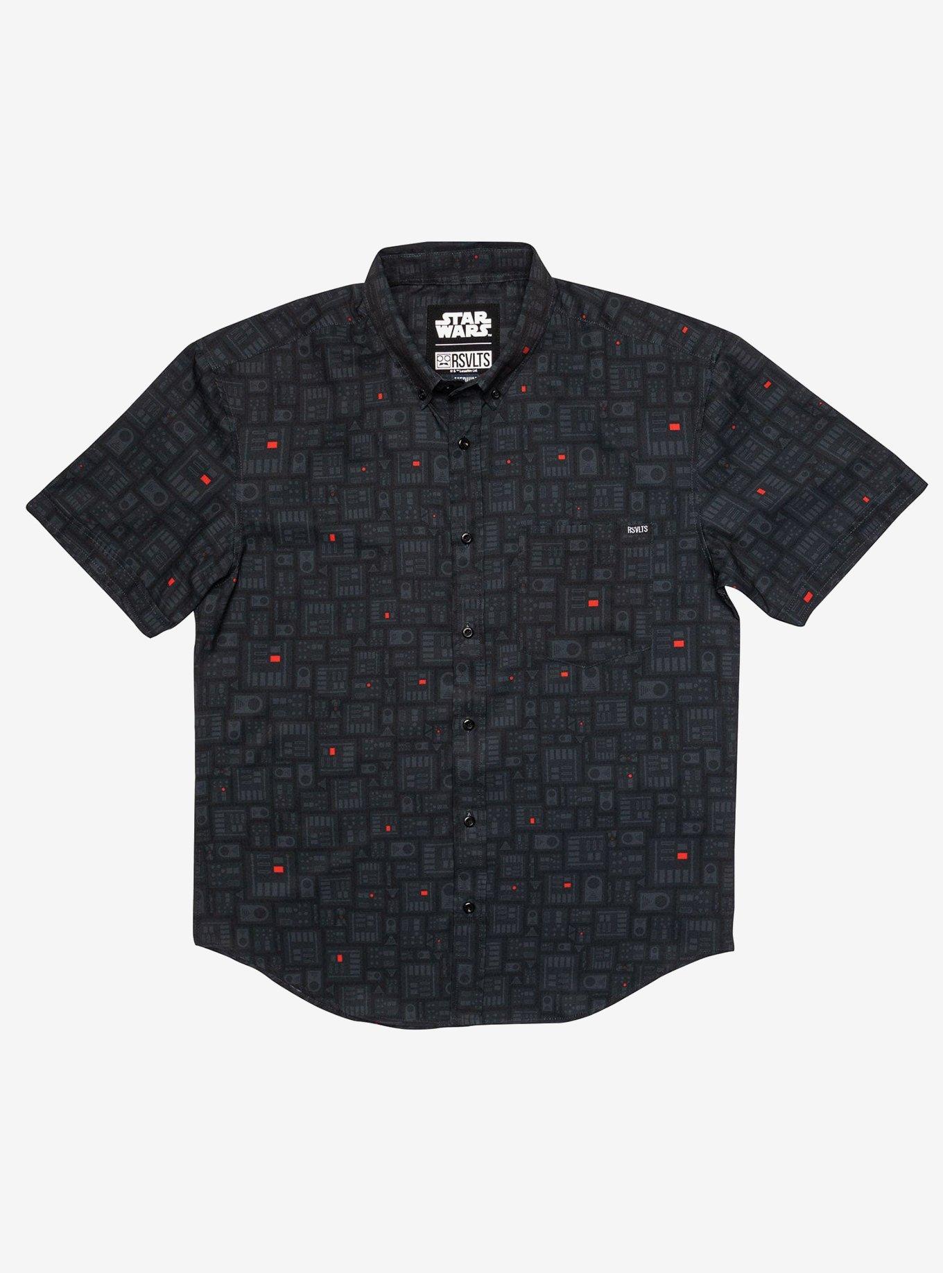 RSVLTS Star Wars "Shades of Vader" Button-Up Shirt, BLACK, hi-res