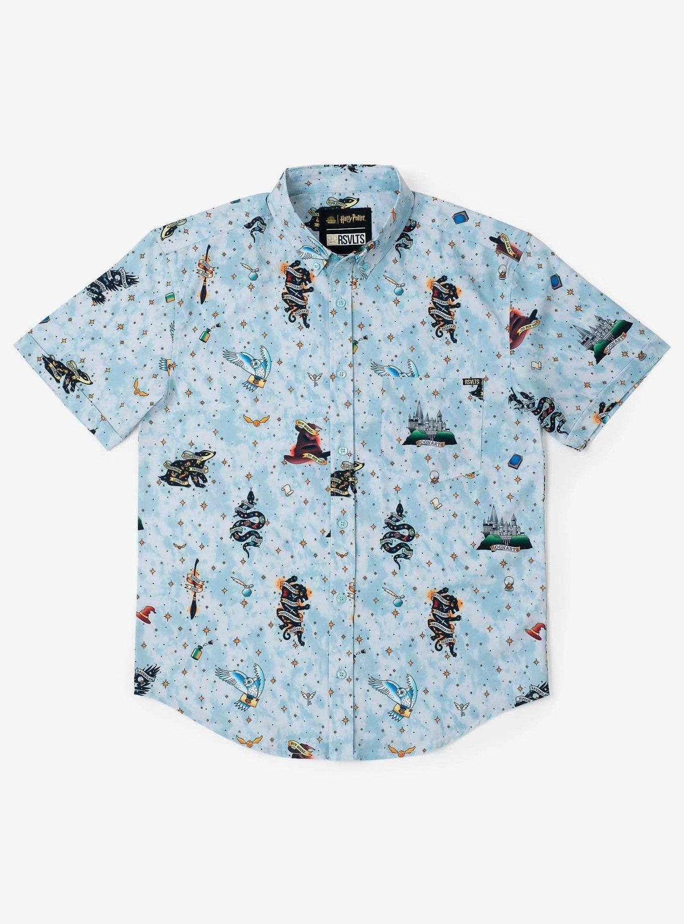RSVLTS Harry Potter "Wizarding Ink" Button-Up Shirt, , hi-res