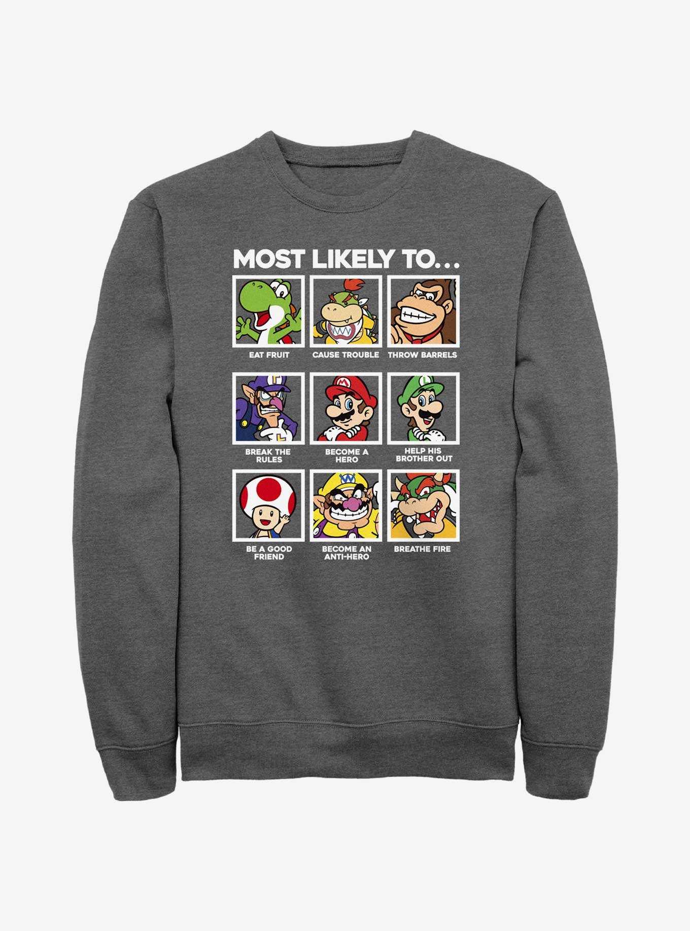 Nintendo Mario Likelyhood Sweatshirt, , hi-res