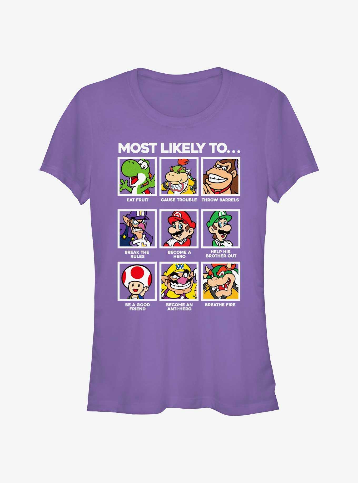 Nintendo Mario Likelyhood Girls T-Shirt, , hi-res