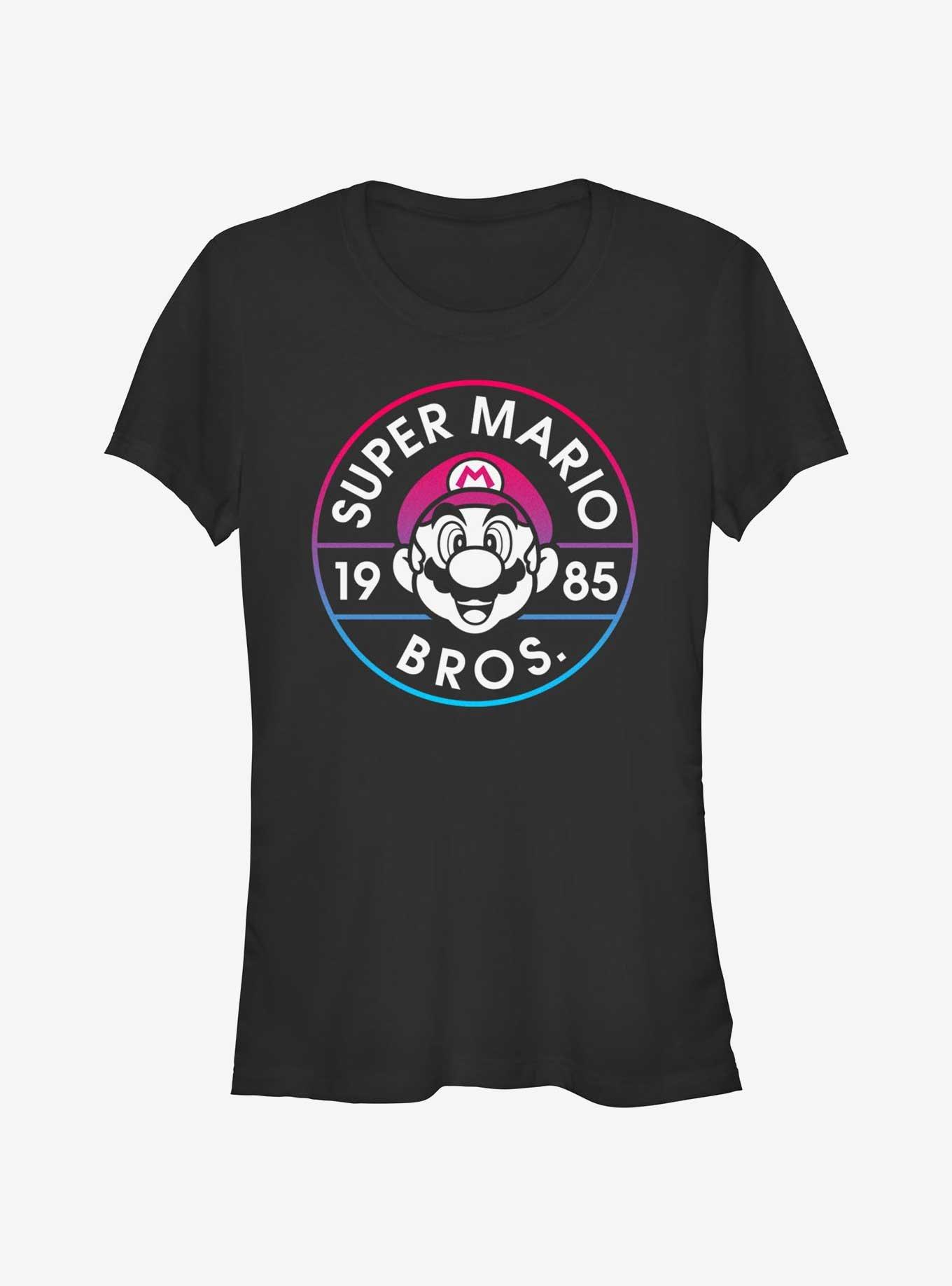Nintendo Mario Flashback Girls T-Shirt, BLACK, hi-res