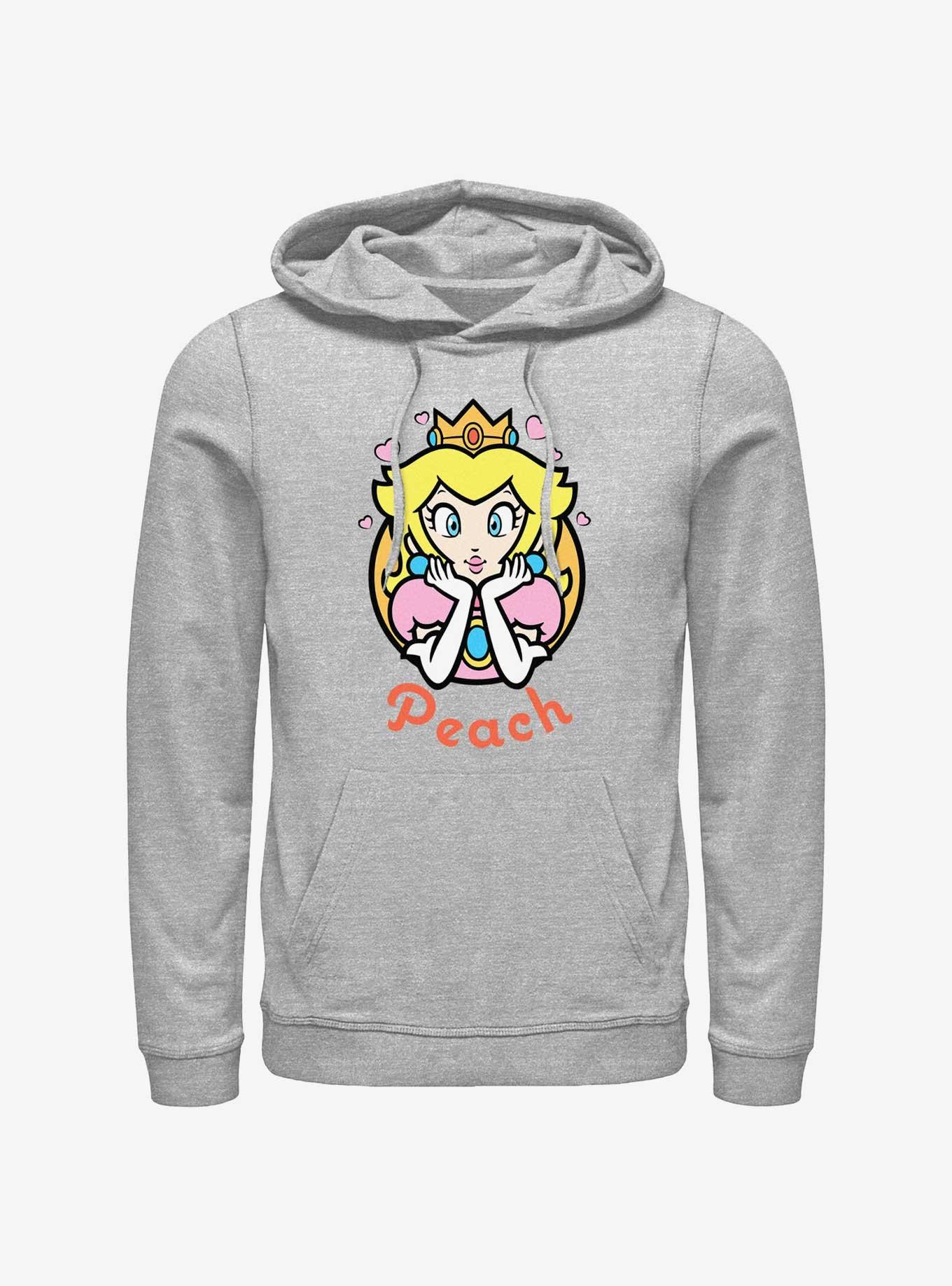 Nintendo Mario Peach Hearts Hoodie, , hi-res
