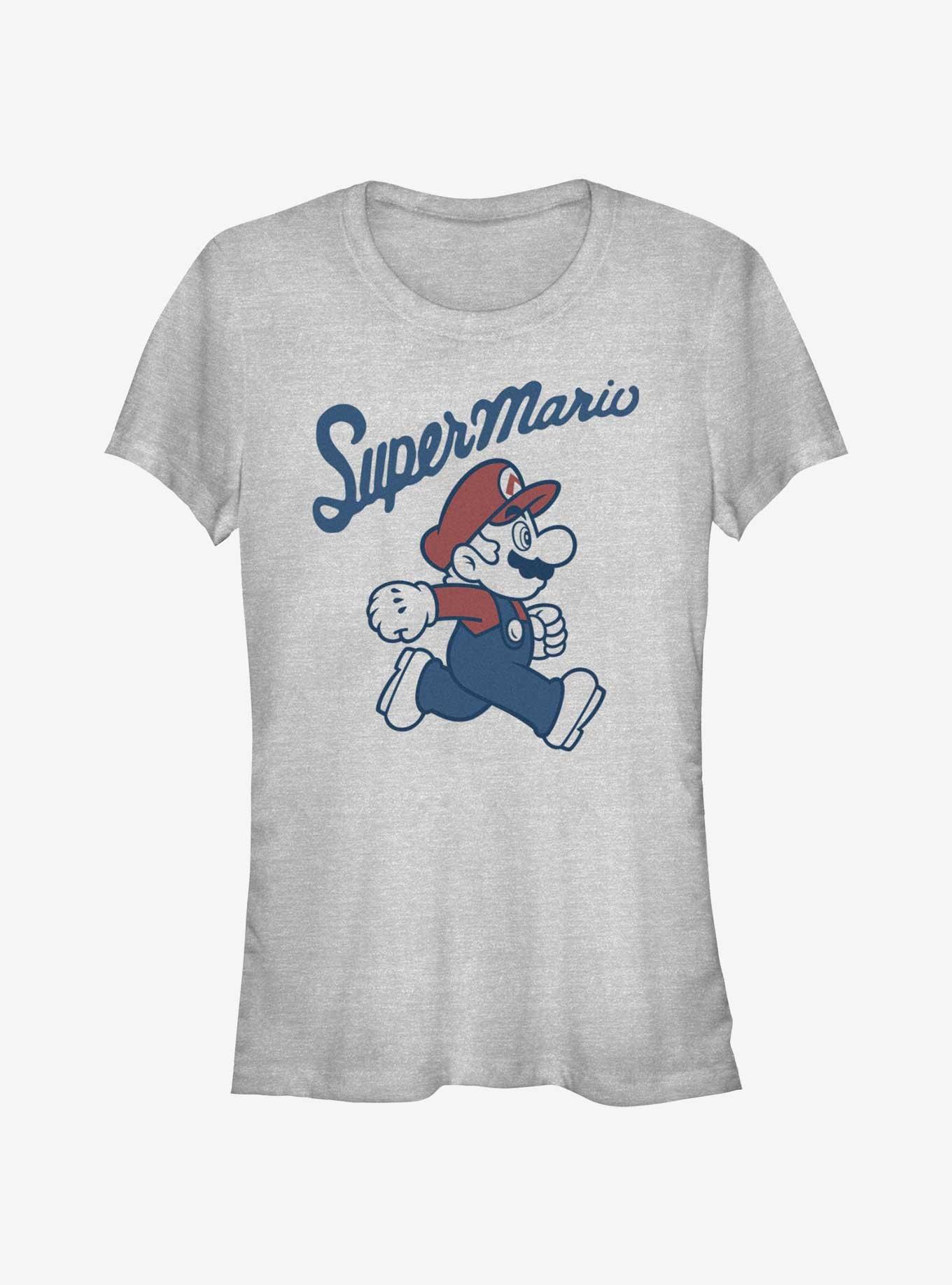 Nintendo Mario The Great Girls T-Shirt, ATH HTR, hi-res