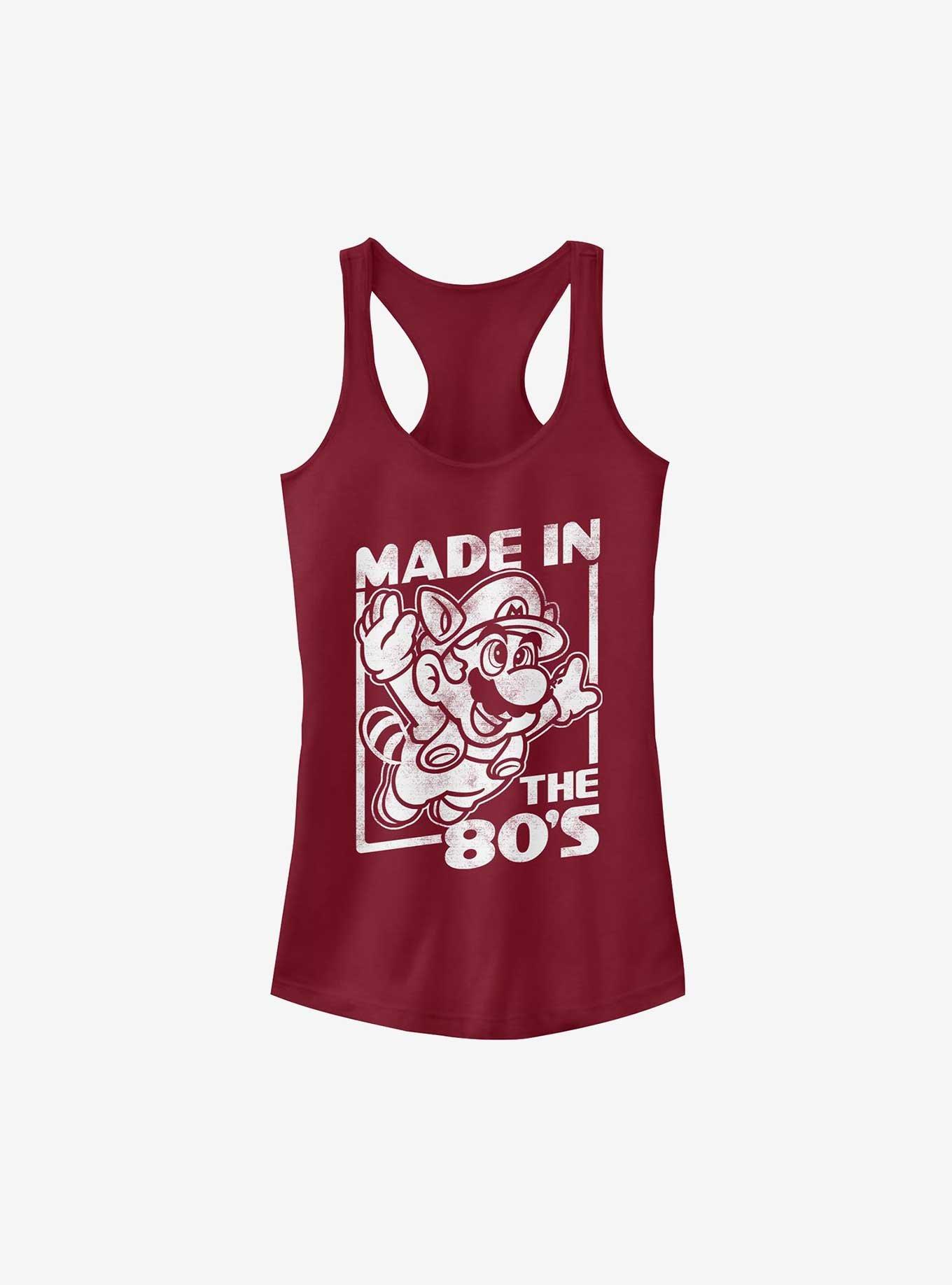 Nintendo Mario Made In The 80's Girls Tank, SCARLET, hi-res