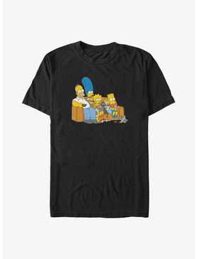 The Simpsons Family Couch Big & Tall T-Shirt, , hi-res
