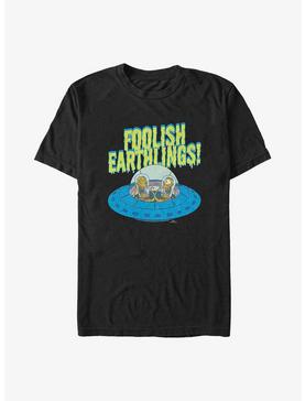 The Simpsons Foolish Earthlings Big & Tall T-Shirt, , hi-res