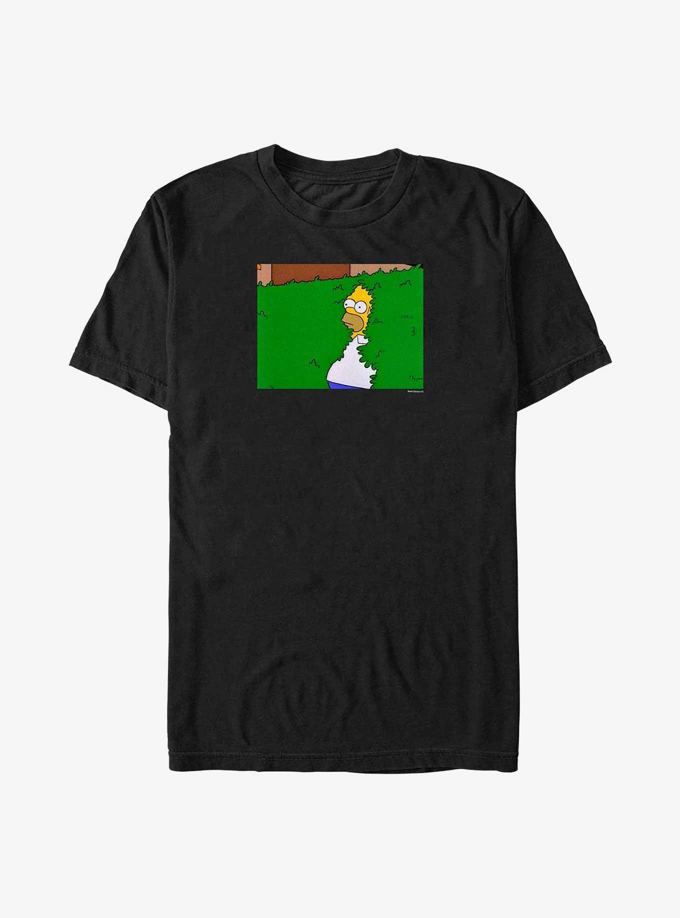 The Simpsons Homer Bush Big & Tall T-Shirt - BLACK | Hot Topic