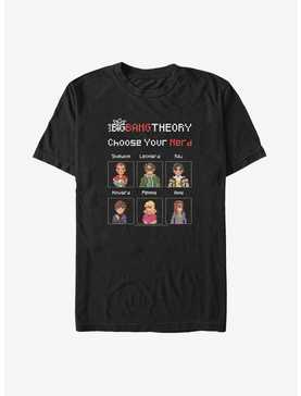 The Big Bang Theory Choose Your Nerd Big & Tall T-Shirt, , hi-res