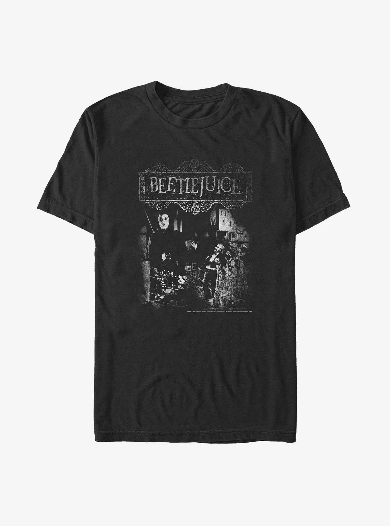 Beetlejuice Beetle Poster Big & Tall T-Shirt, BLACK, hi-res