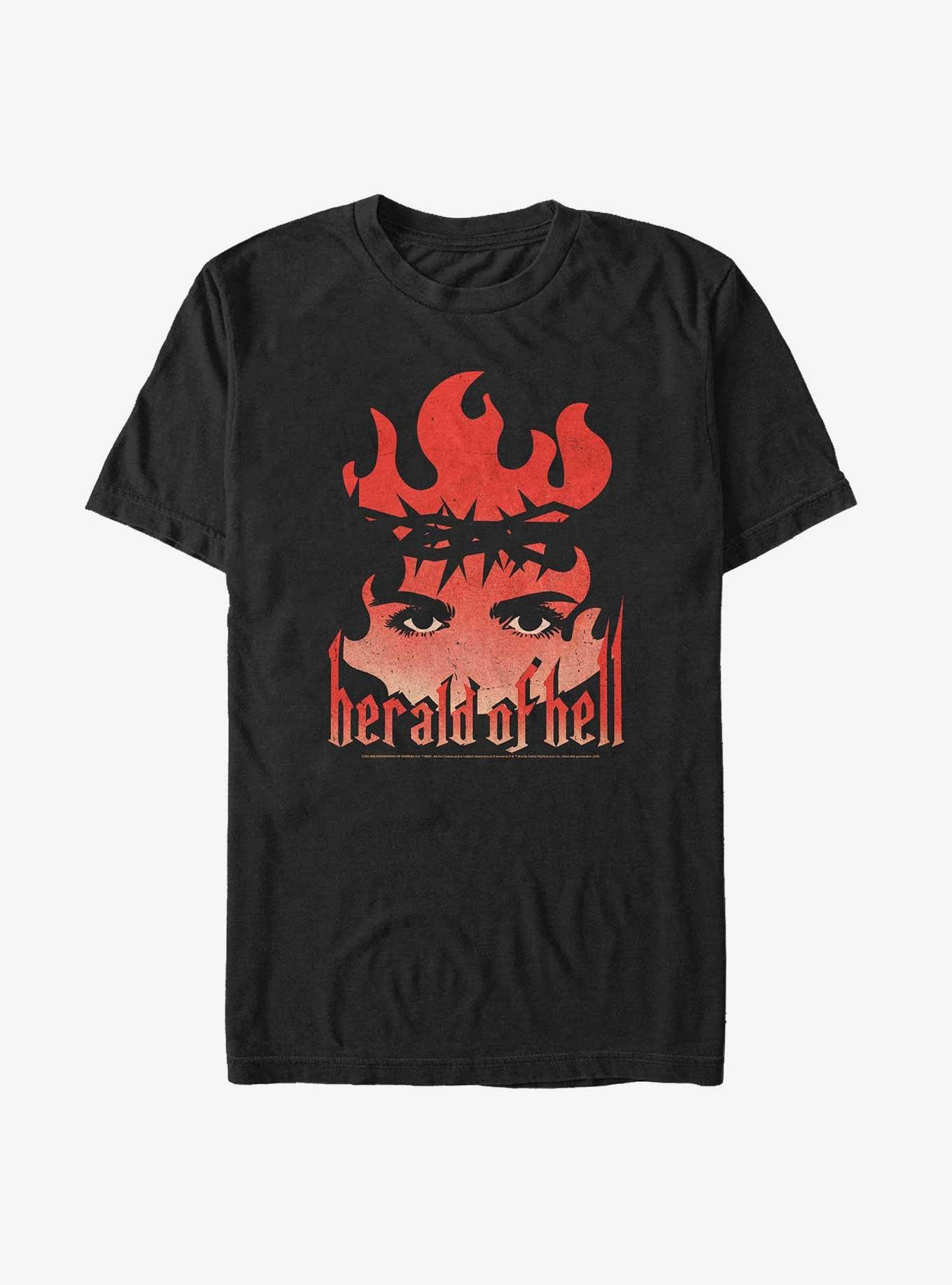 Chilling Adventures of Sabrina The Herald Big & Tall T-Shirt, BLACK, hi-res