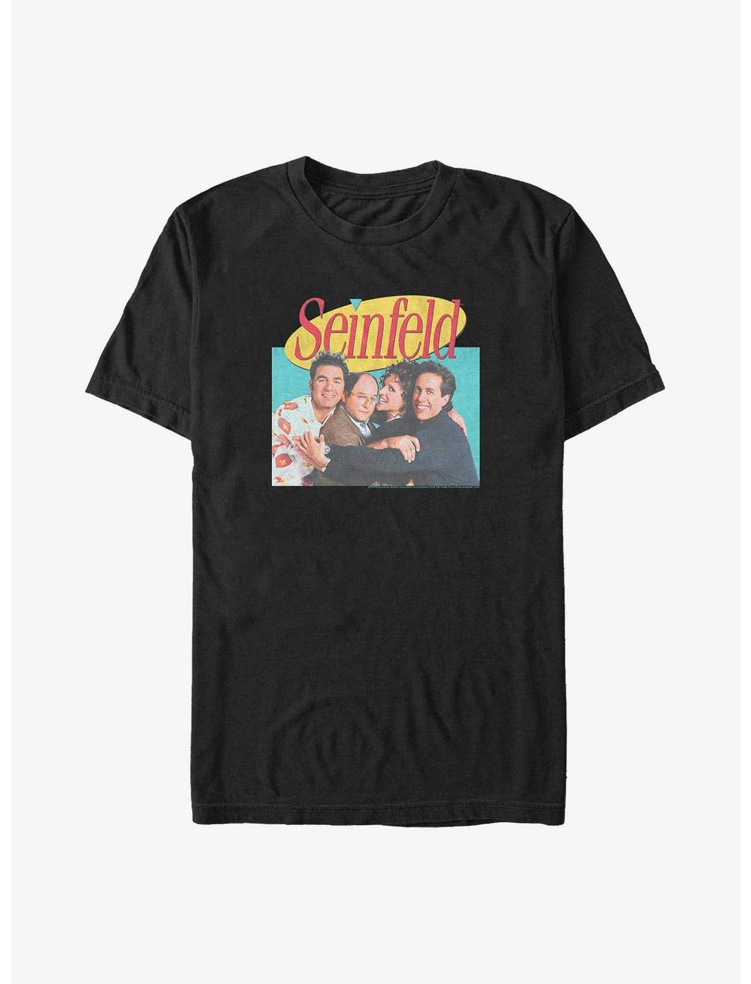 Seinfeld Group Hug Big & Tall T-Shirt, BLACK, hi-res