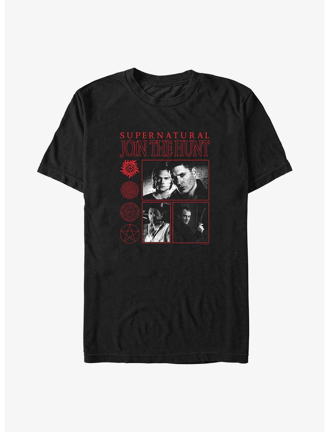 Supernatural Join The Hunt Big & Tall T-Shirt, BLACK, hi-res