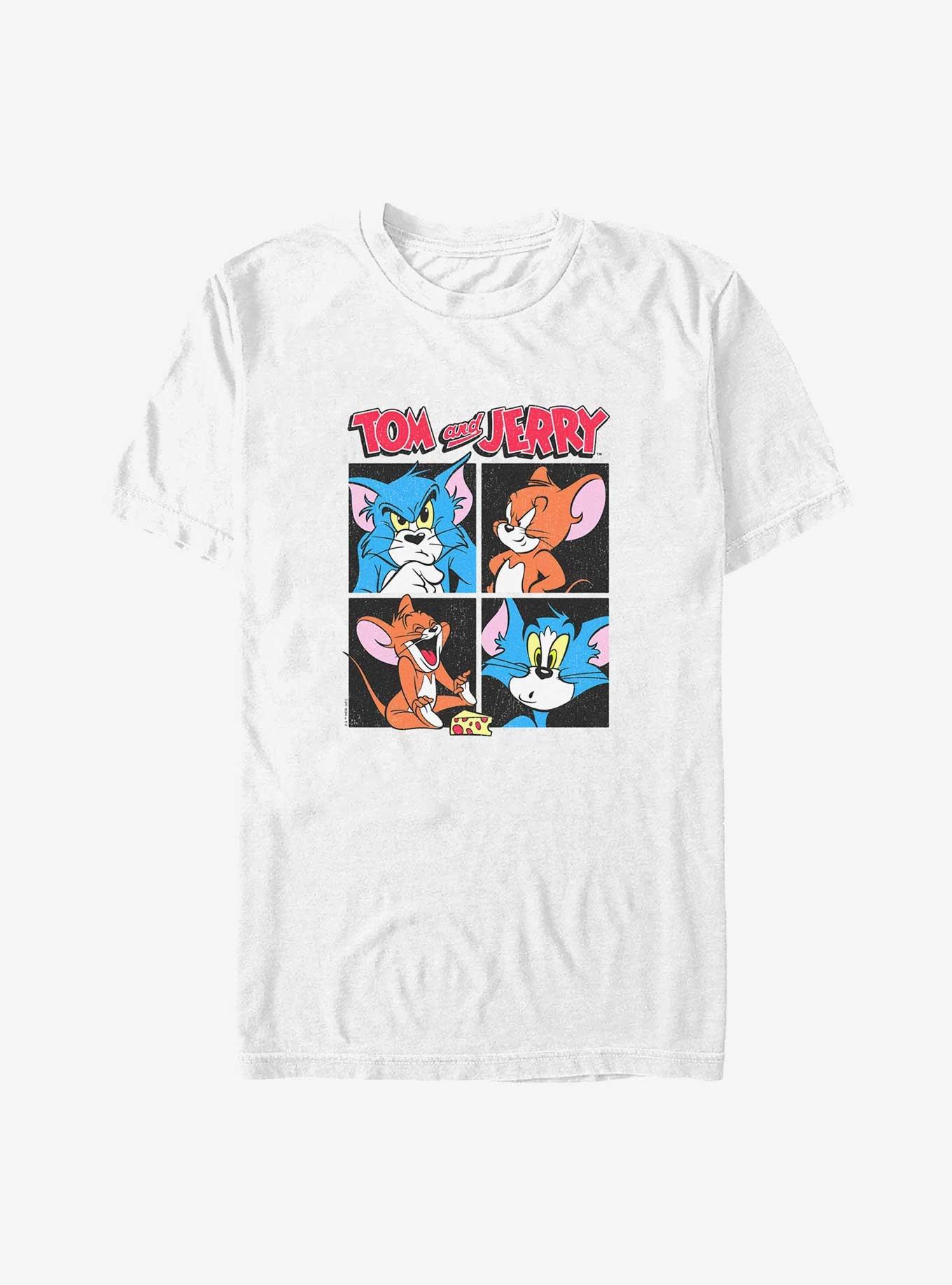 Tom & Jerry Face Time Big & Tall T-Shirt