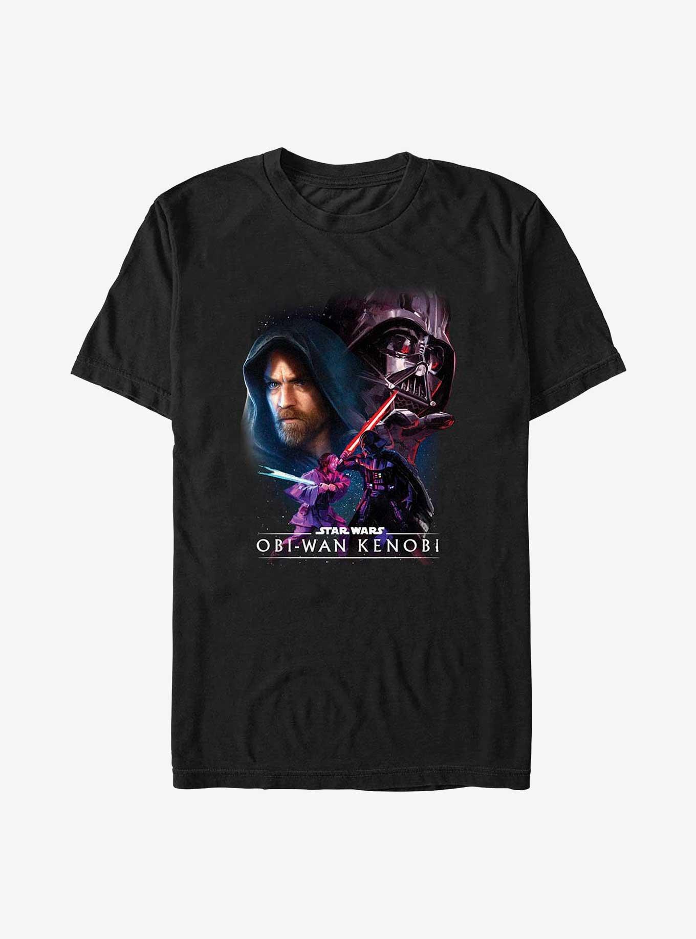 Star Wars Big Face Off Big & Tall T-Shirt, BLACK, hi-res