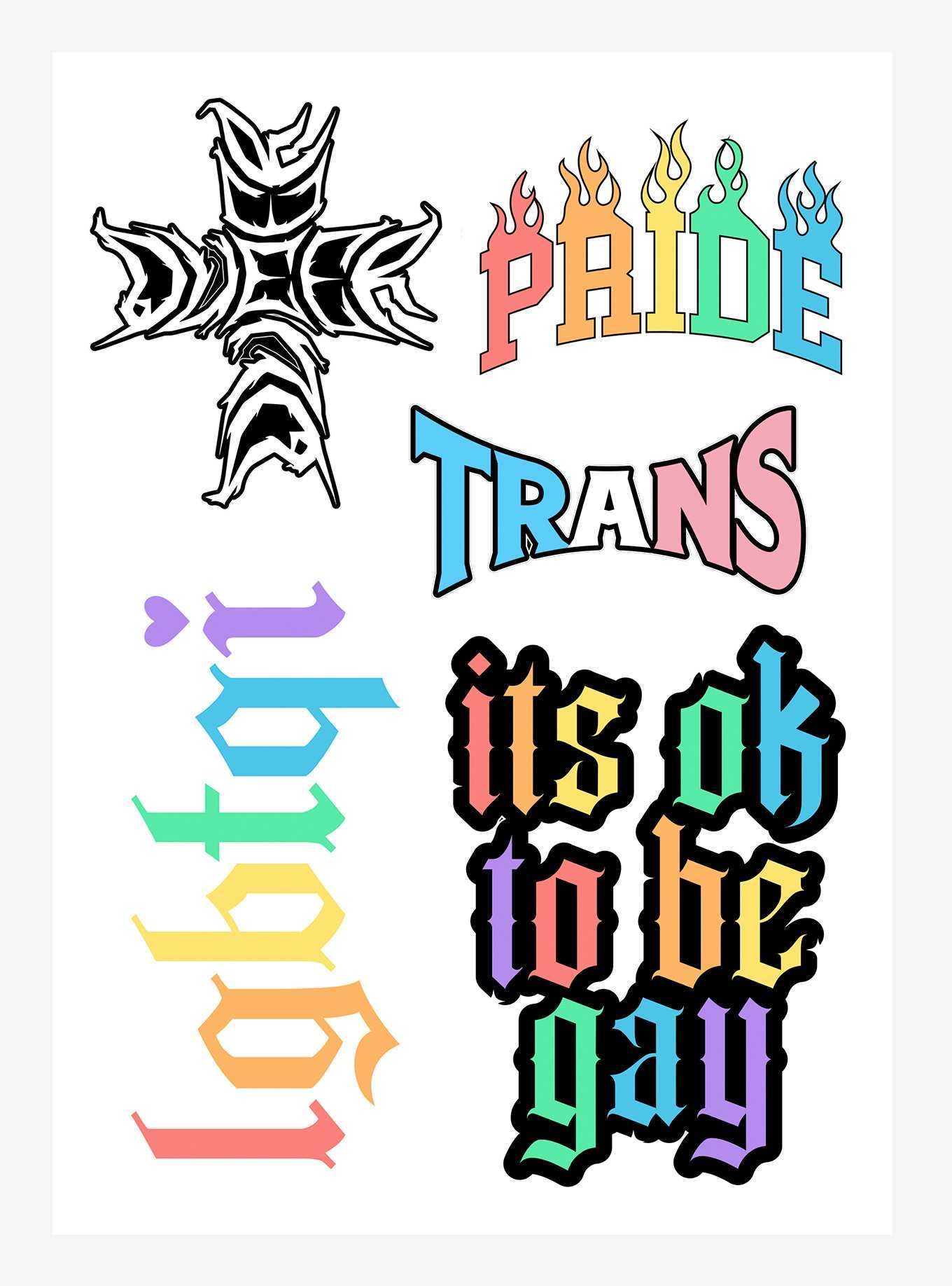 Pride Kiss-Cut Sticker Sheet, , hi-res