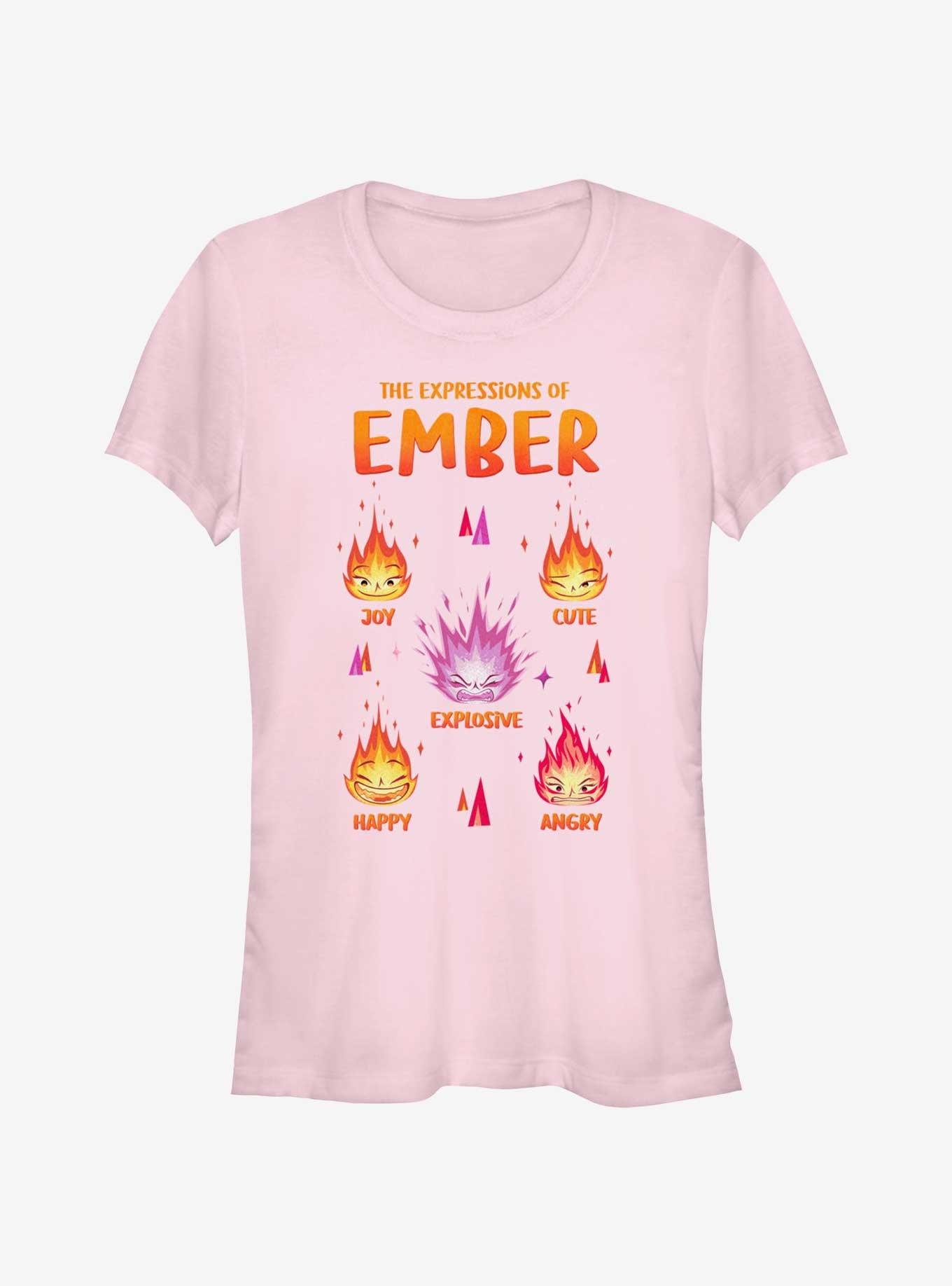 Disney Pixar Elemental Expressions Of Ember Girls T-Shirt, , hi-res