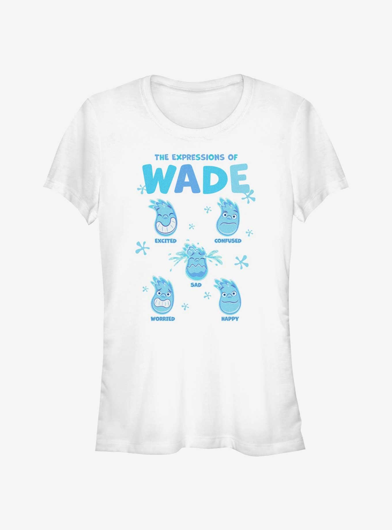 Disney Pixar Elemental Expressions Of Wade Girls T-Shirt, WHITE, hi-res