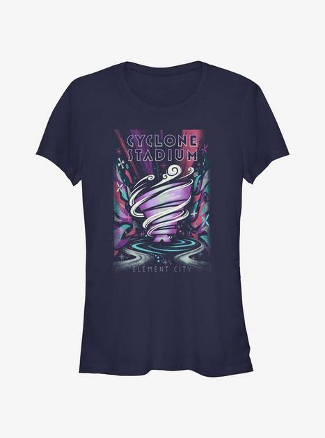 Disney Pixar Elemental Cyclone Stadium Element City Girls T-Shirt ...