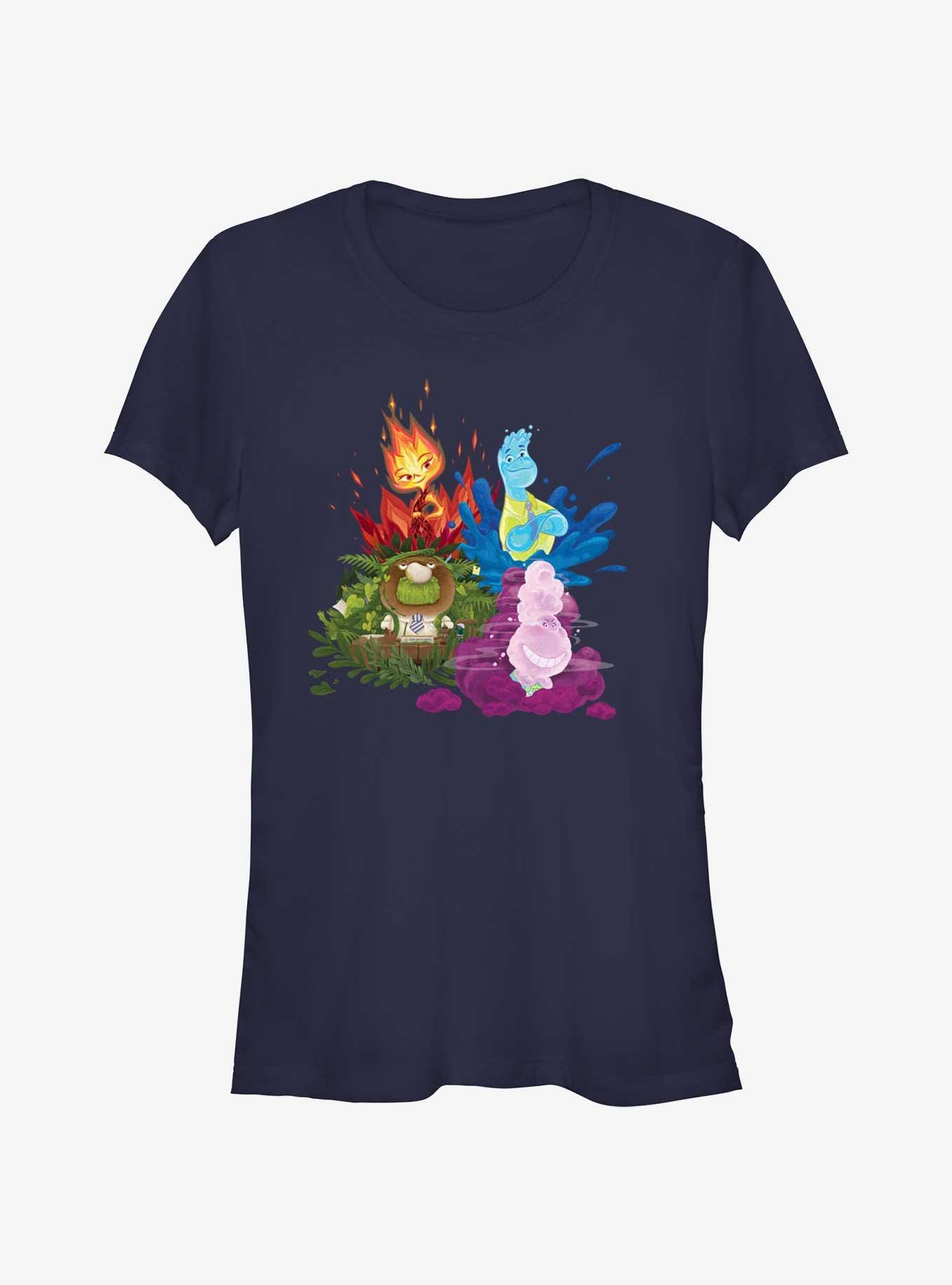 Disney Pixar Elemental Ember Wade Fern & Gale Girls T-Shirt, , hi-res