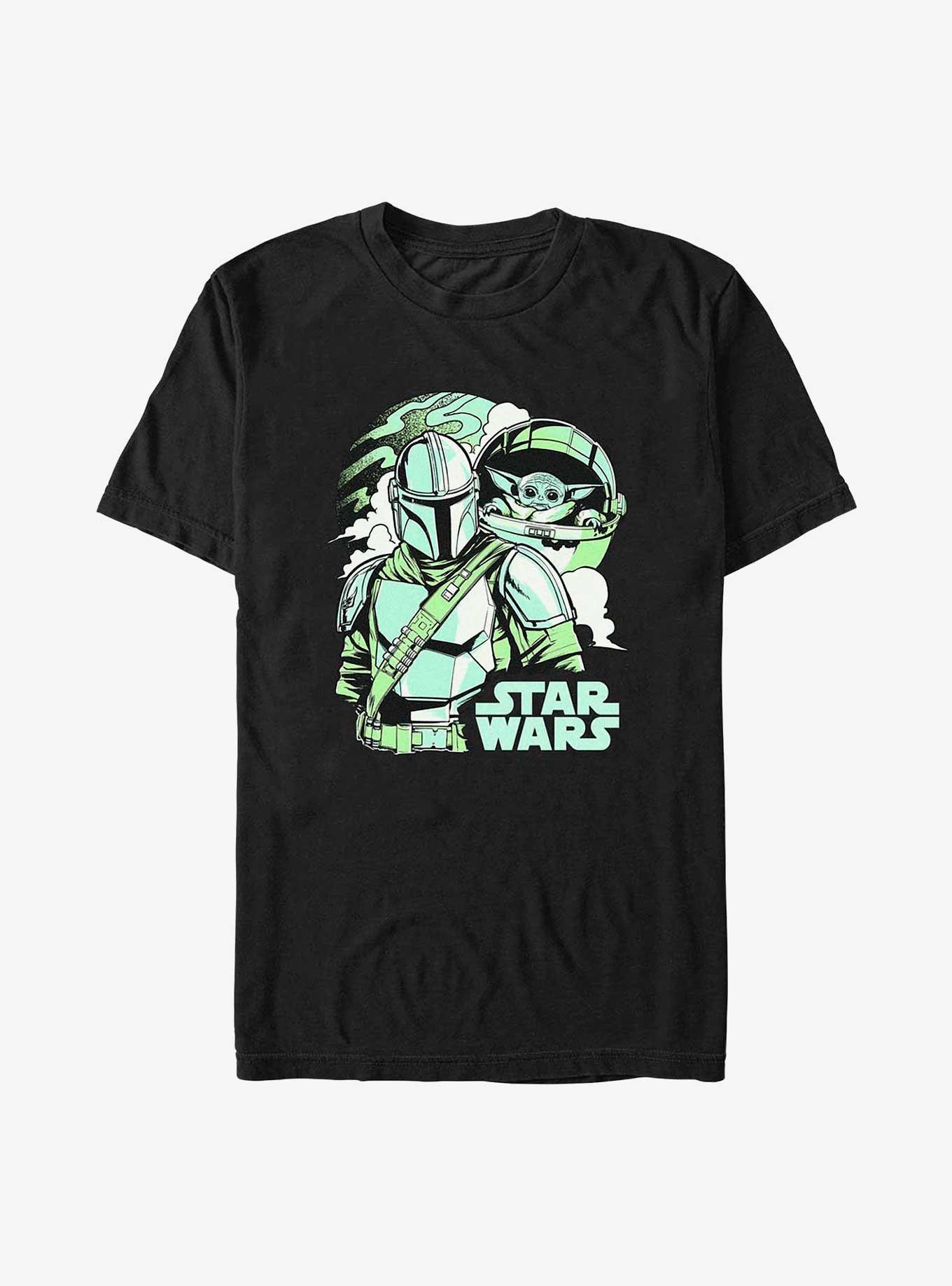 Star Wars The Mandalorian Mando Pop Big & Tall T-Shirt, BLACK, hi-res