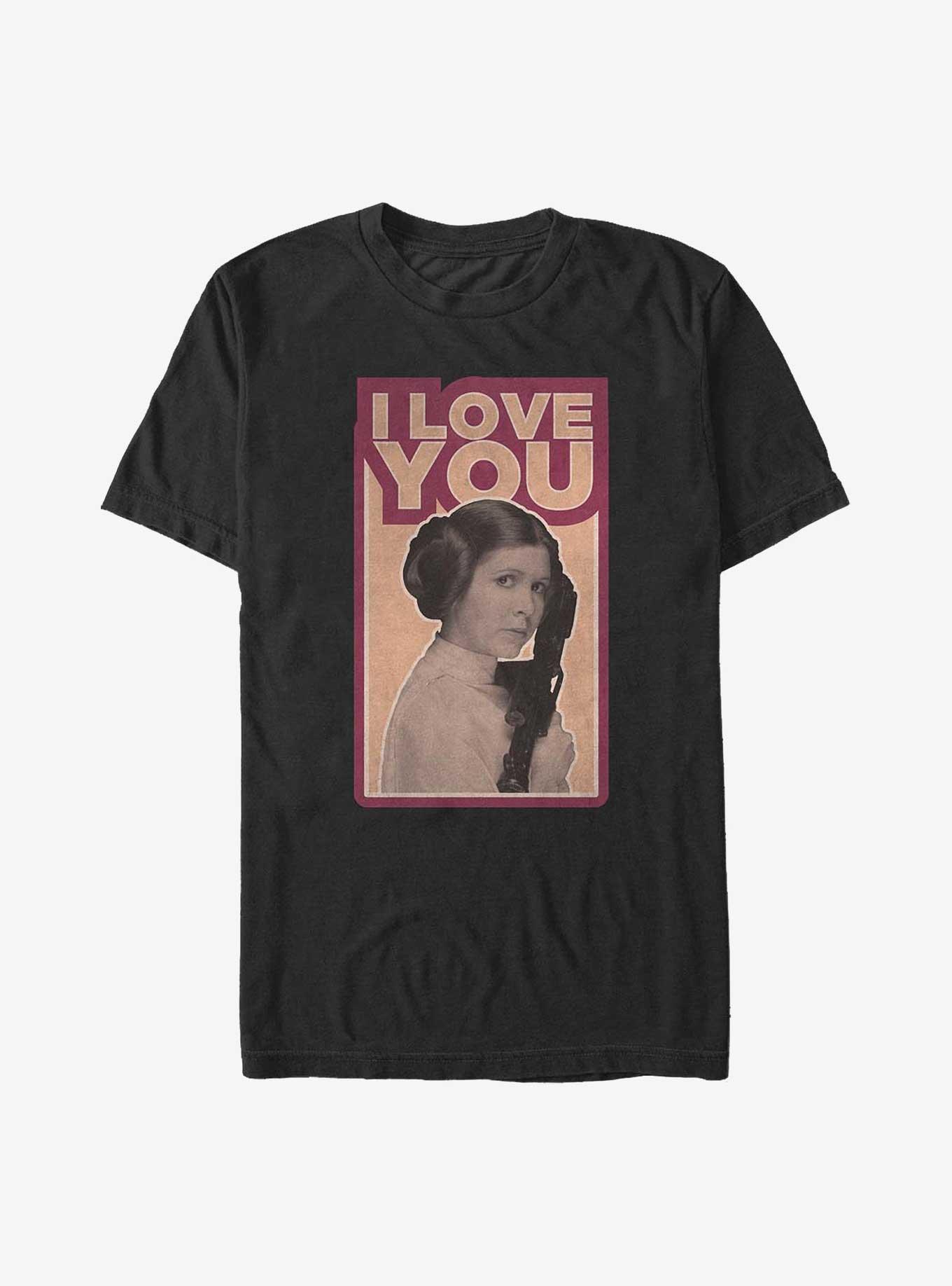 Star Wars Leia Love Big & Tall T-Shirt, BLACK, hi-res