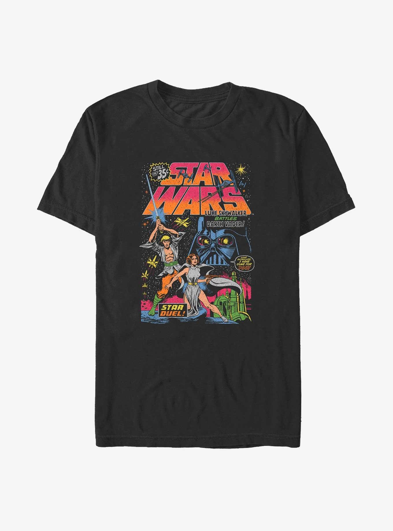 Star Wars Star Duel Big & Tall T-Shirt, BLACK, hi-res