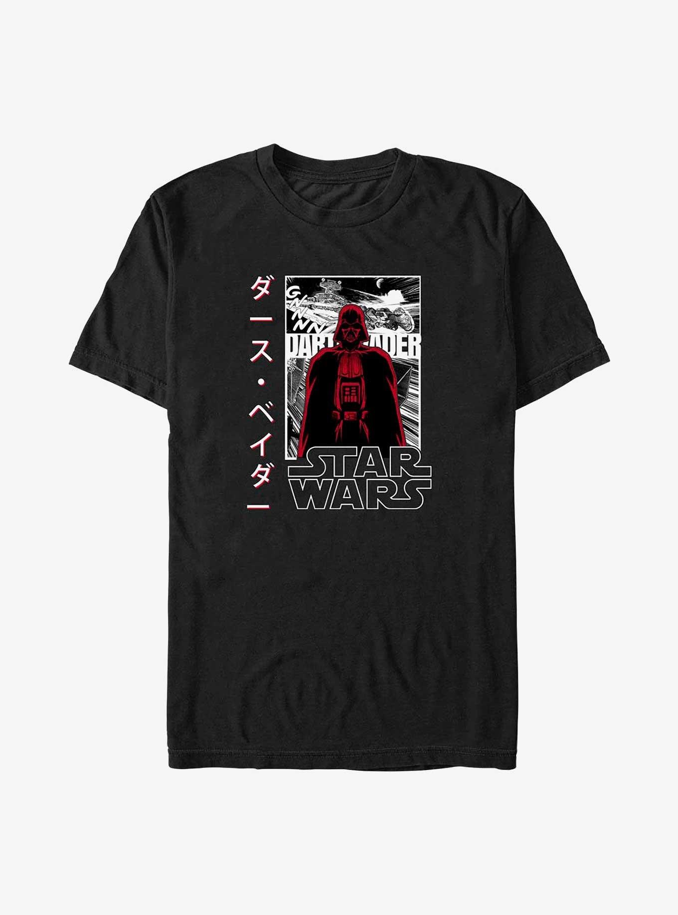 Star Wars Vader Infographic Big & Tall T-Shirt, BLACK, hi-res