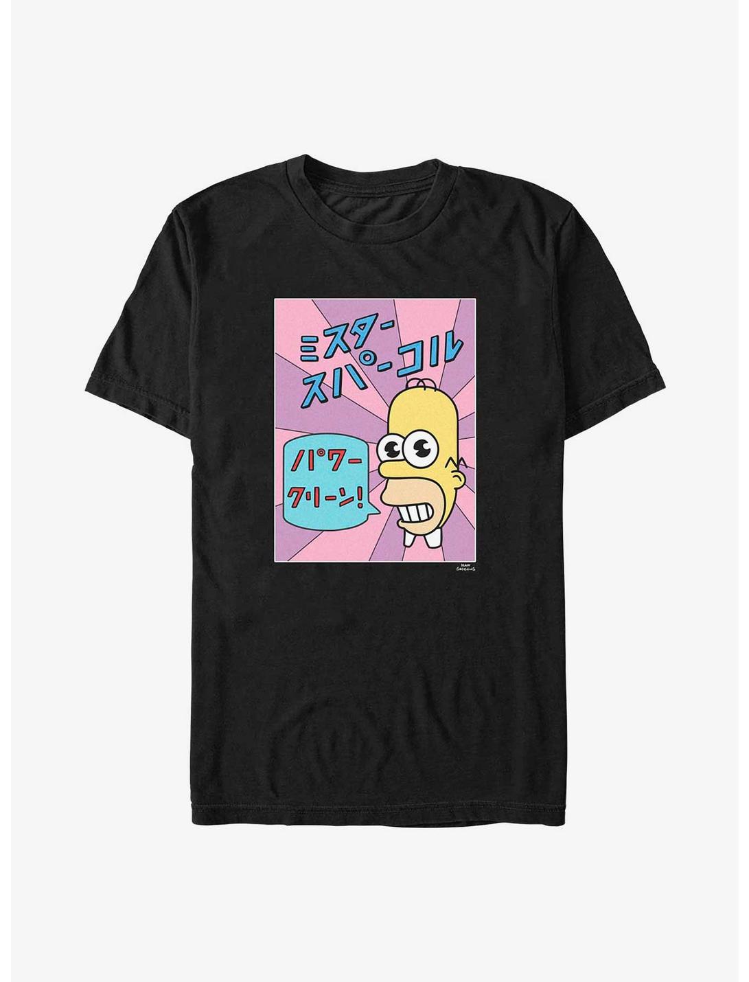 The Simpsons Sparkling Box Big & Tall T-Shirt, BLACK, hi-res