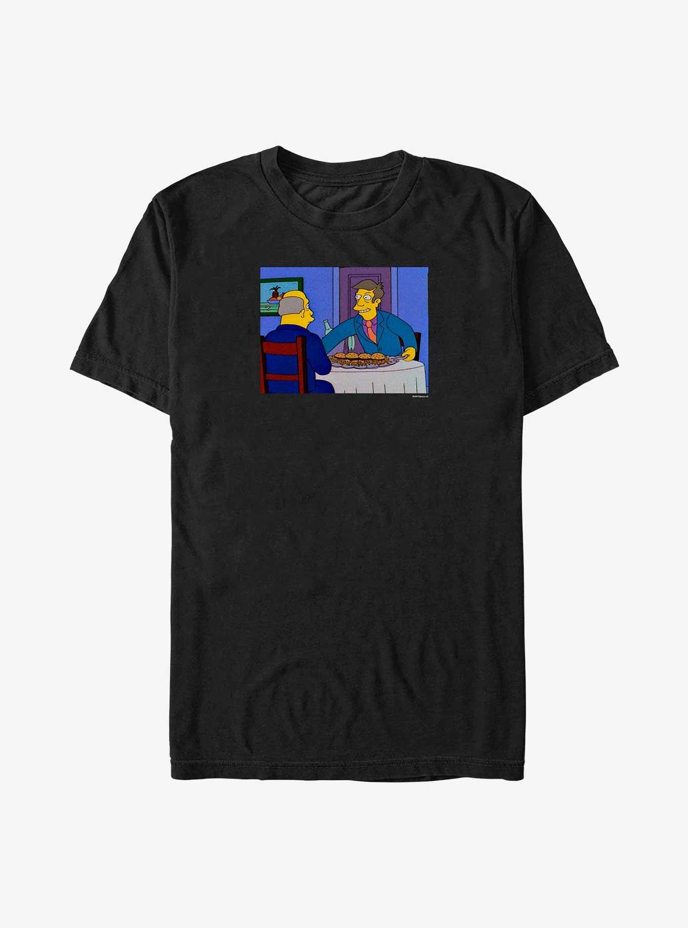 The Simpsons Steamed Hams Big & Tall T-Shirt, BLACK, hi-res