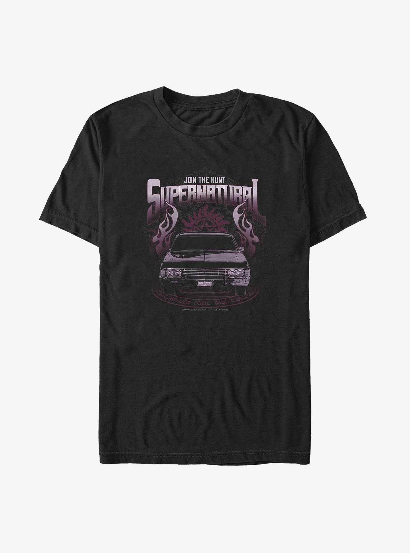 Supernatural Road Tour Big & Tall T-Shirt, BLACK, hi-res