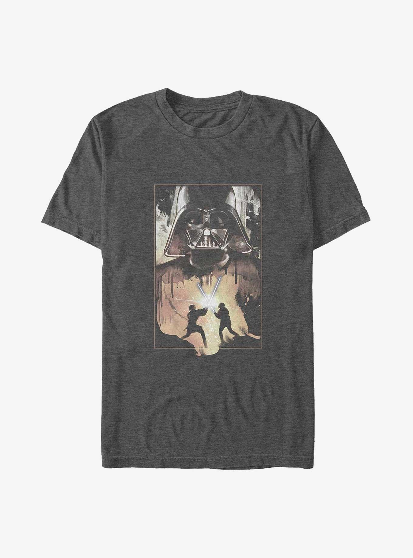 Star Wars Raw Battle Big & Tall T-Shirt, CHAR HTR, hi-res