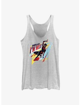 Marvel Spider-Man: Across The Spiderverse Hello I'm Miles Womens Tank Top, , hi-res