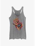 Marvel Spider-Man: Across The Spiderverse Scarlet Spider Womens Tank Top, GRAY HTR, hi-res