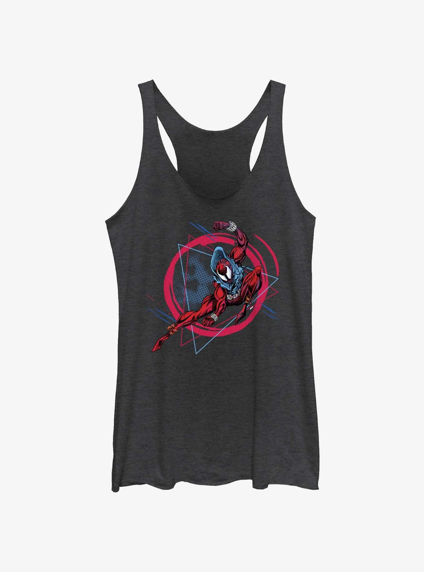 Marvel Spider-Man: Across The Spiderverse Scarlet Spider Badge Womens Tank Top, , hi-res