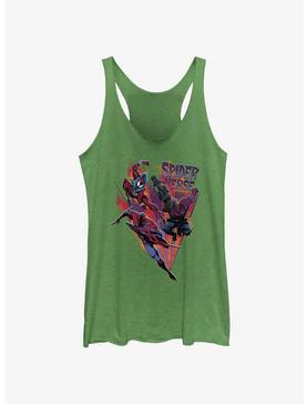 Marvel Spider-Man: Across The Spiderverse Trio Badge Womens Tank Top, , hi-res