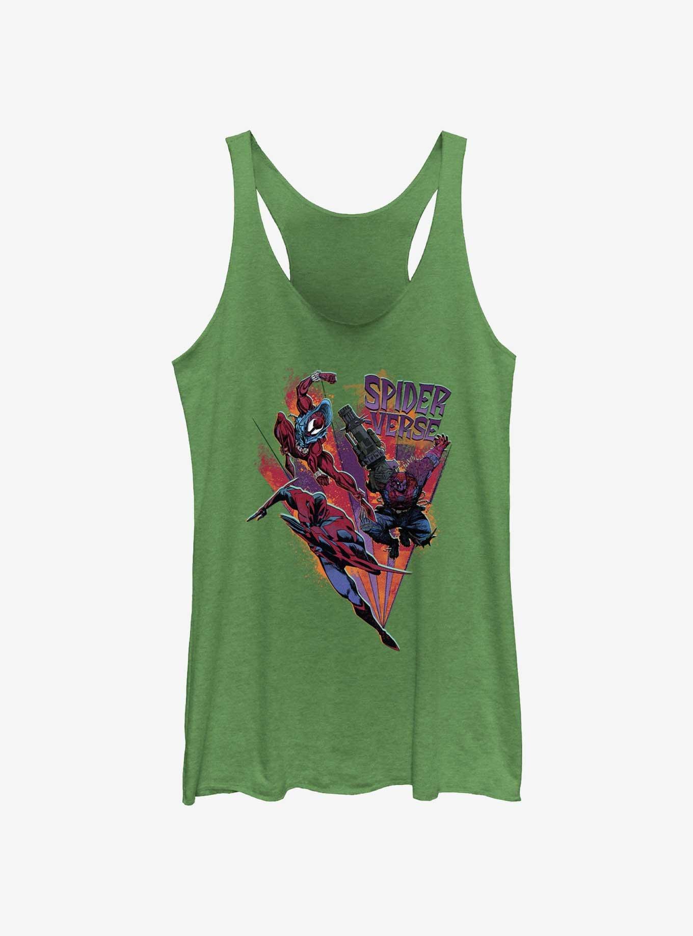 Marvel Spider-Man: Across The Spiderverse Trio Badge Womens Tank Top, , hi-res